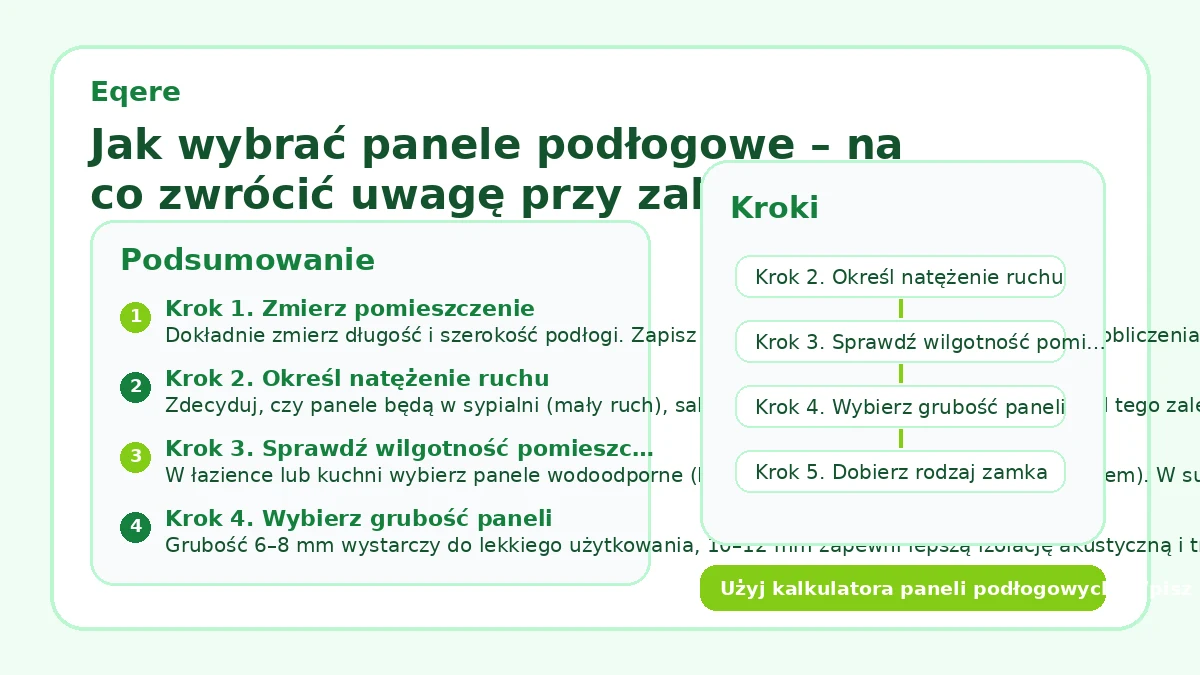 Jak wybrać panele podłogowe – na co zwrócić uwagę przy zakupie