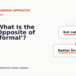 What Is the Opposite of ‘formal’?