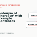 Antonym of ‘increase’ with Example Sentences