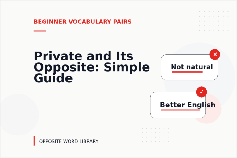 Private and Its Opposite: Simple Guide